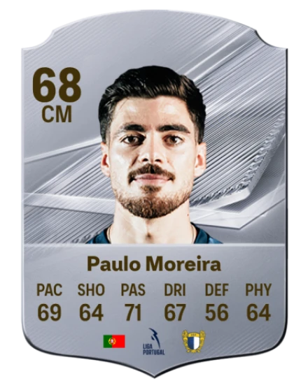 Paulo Moreira 68 Silver CM FC 27 card