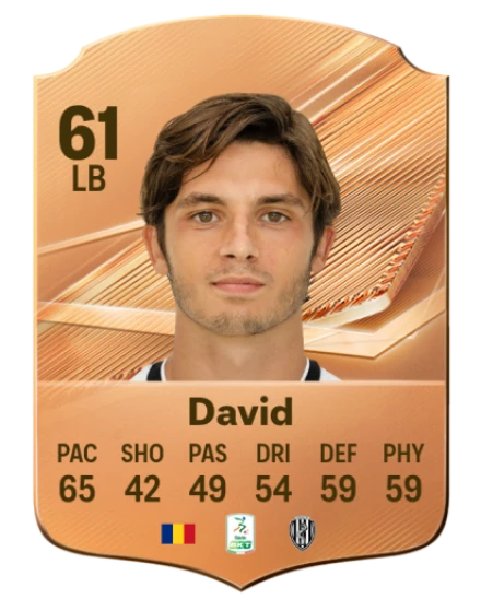 David 61 Bronze LB FC 27 card