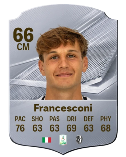 Francesconi 66 Common CM FC 26 card