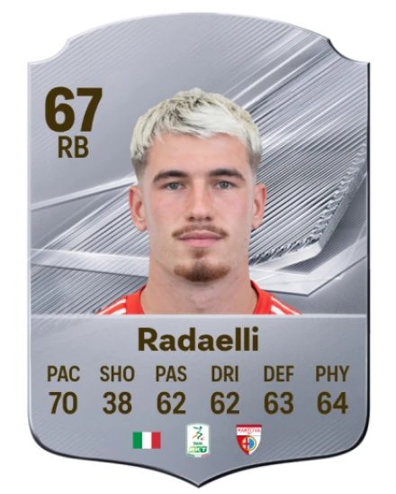 Radaelli 67 Common RB FC 26 card