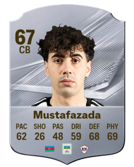 Mustafazada 67 Silver CB FC 27 card