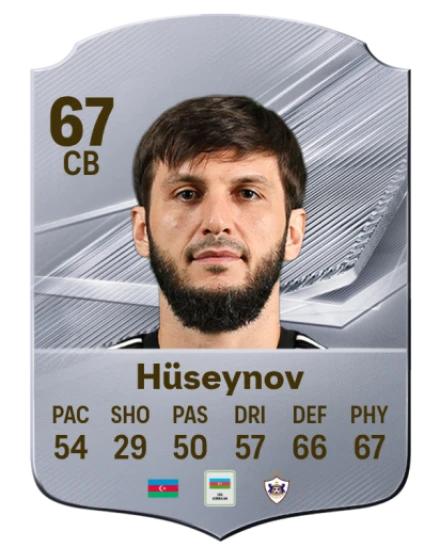 Hüseynov 67 Silver CB FC 27 card