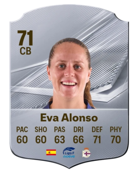 Eva Alonso 71 Common CB FC 26 card