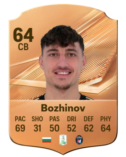 Bozhinov 64 Bronze CB FC 27 card