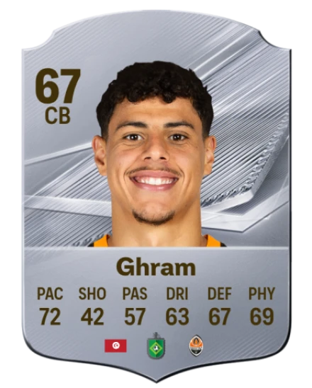 Ghram 67 Silver CB FC 27 card
