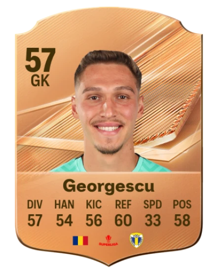Georgescu 57 Bronze GK FC 27 card