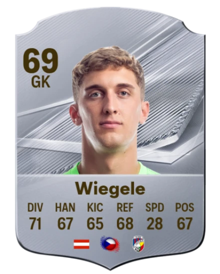 Wiegele 69 Common GK FC 26 card