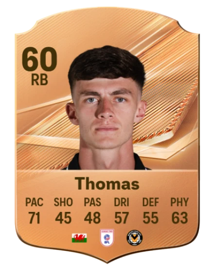 Thomas 60 Common RB FC 26 card