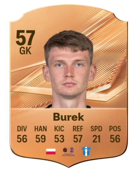 Burek 57 Bronze GK FC 27 card