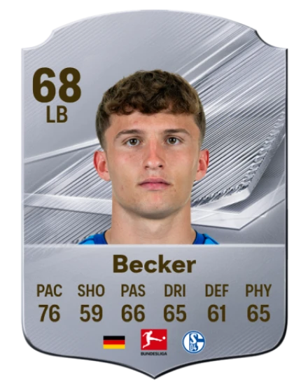 Becker 68 Silver LB FC 27 card