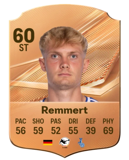Remmert 60 Bronze ST FC 27 card