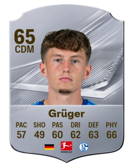 Grüger 65 Silver CDM FC 27 card