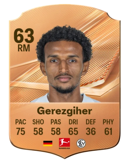 Gerezgiher 63 Bronze RM FC 27 card