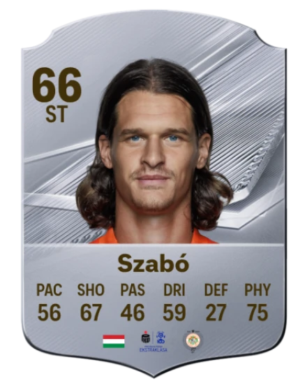 Szabó 66 Silver ST FC 27 card