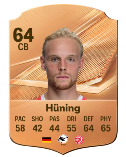 Hüning 64 Common CB FC 26 card