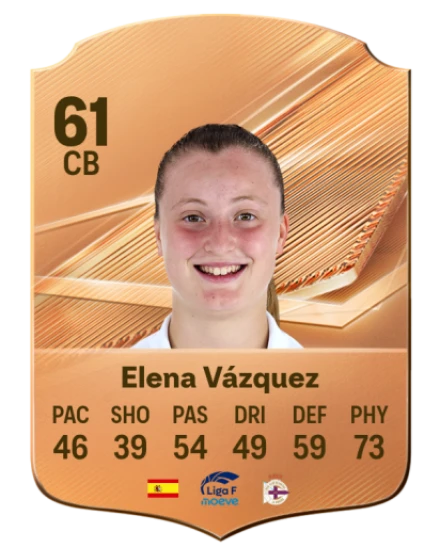 Elena Vázquez 61 Bronze CB FC 27 card