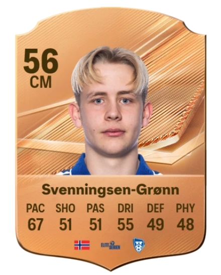 Svenningsen-Grønn 56 Bronze CM FC 27 card