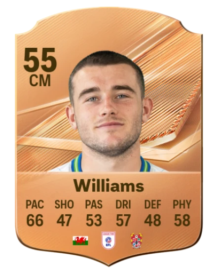 Williams 55 Bronze CM FC 27 card
