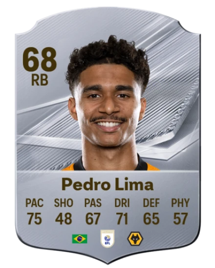 Pedro Lima 68 Silver RB FC 27 card