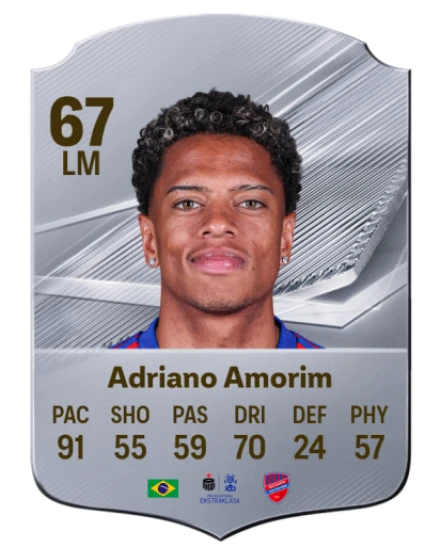 Adriano Amorim 67 Common LM FC 26 card