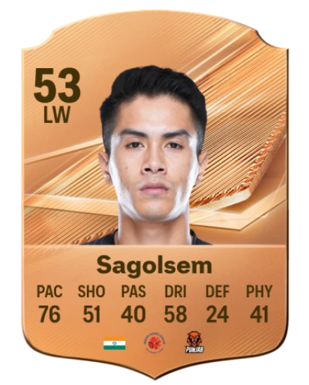 Sagolsem 53 Bronze LW FC 27 card