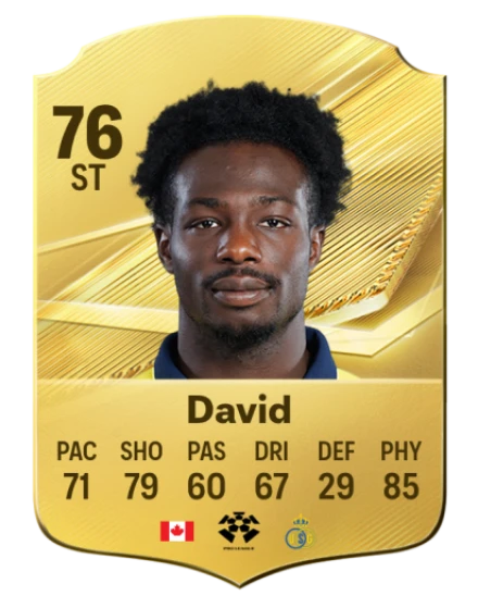 David 76 Gold ST FC 27 card