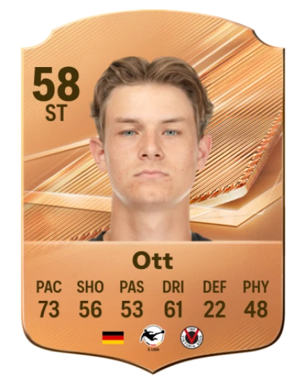 Ott 58 Bronze ST FC 27 card