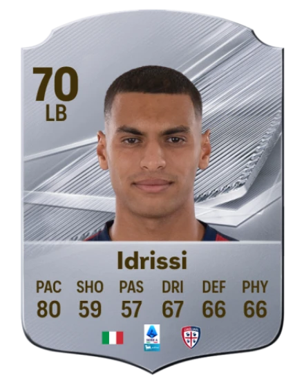 Idrissi 70 Silver LB FC 27 card