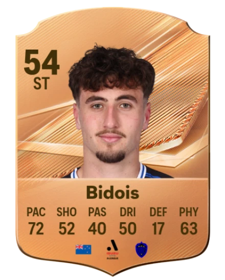 Bidois 54 Bronze ST FC 27 card