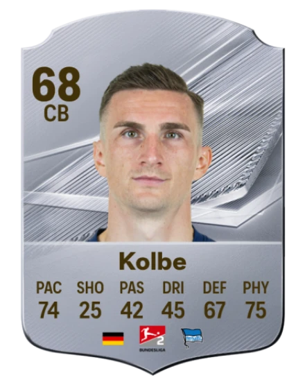 Kolbe 68 Common CB FC 26 card