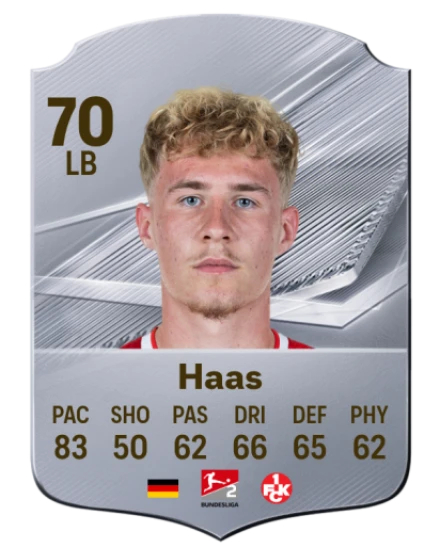 Haas 70 Common LB FC 26 card