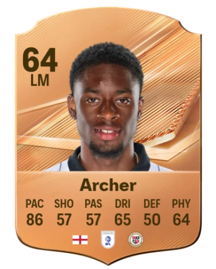 Archer 64 Common LM FC 26 card