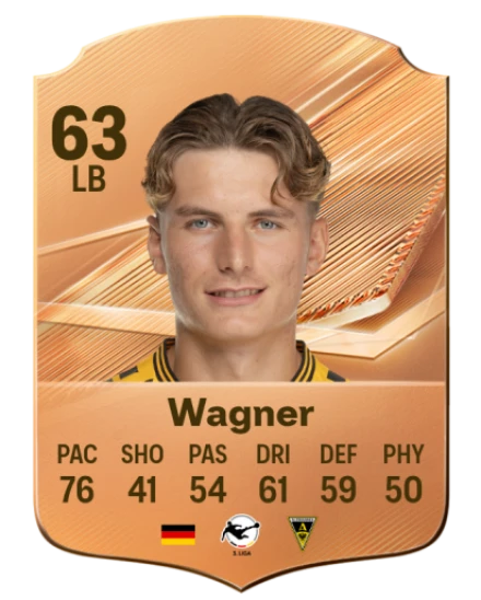 Wagner 63 Common LB FC 26 card
