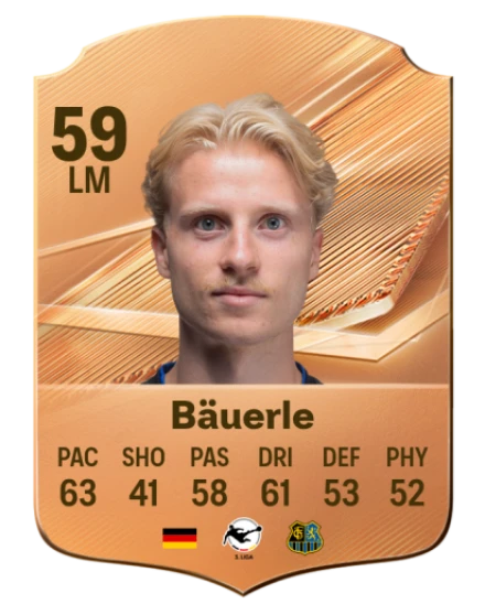 Bäuerle 59 Bronze LM FC 27 card