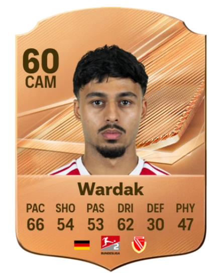 Wardak 60 Bronze CAM FC 27 card