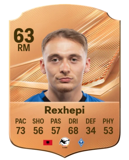 Rexhepi 63 Bronze RM FC 27 card