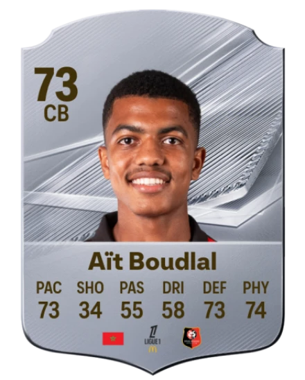 Aït Boudlal 73 Silver CB FC 27 card