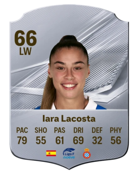 Iara Lacosta 66 Silver LW FC 27 card