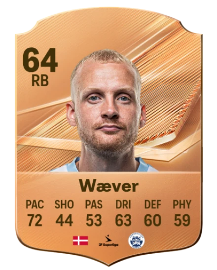 Wæver 64 Bronze RB FC 27 card