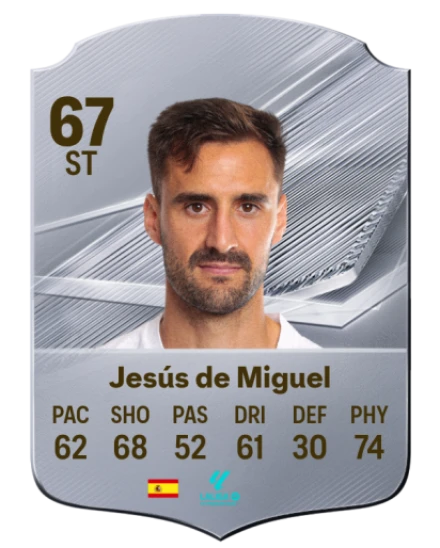Jesús de Miguel 67 Silver ST FC 27 card