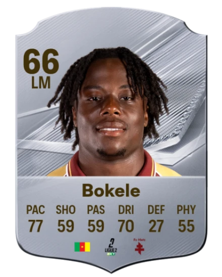 Bokele 66 Silver LM FC 27 card