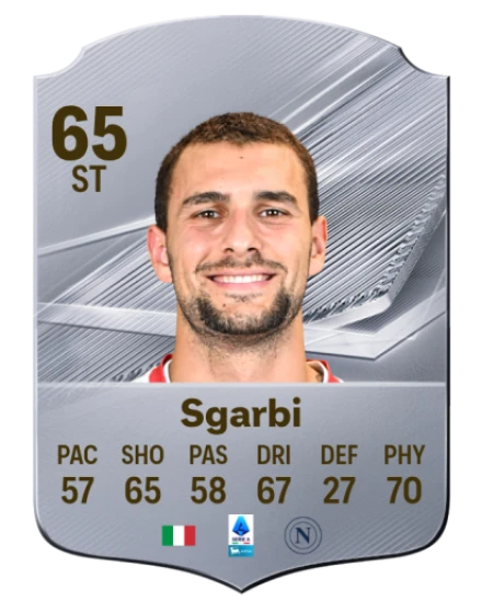 Sgarbi 65 Silver ST FC 27 card