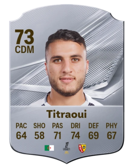 Titraoui 73 Silver CDM FC 27 card