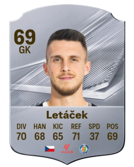 Letáček 69 Silver GK FC 27 card