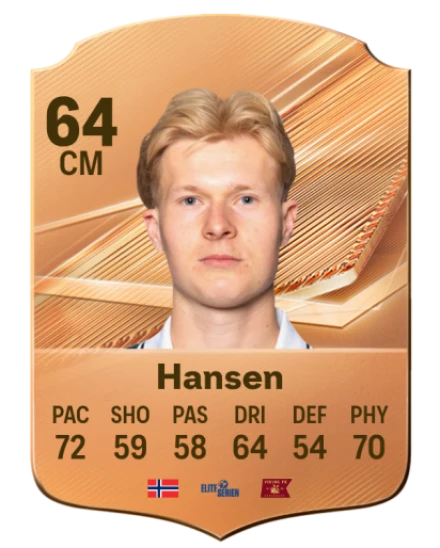 Hansen 64 Bronze CM FC 27 card