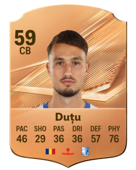 Duțu 59 Bronze CB FC 27 card