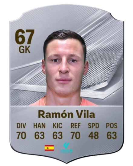 Ramón Vila 67 Common GK FC 26 card