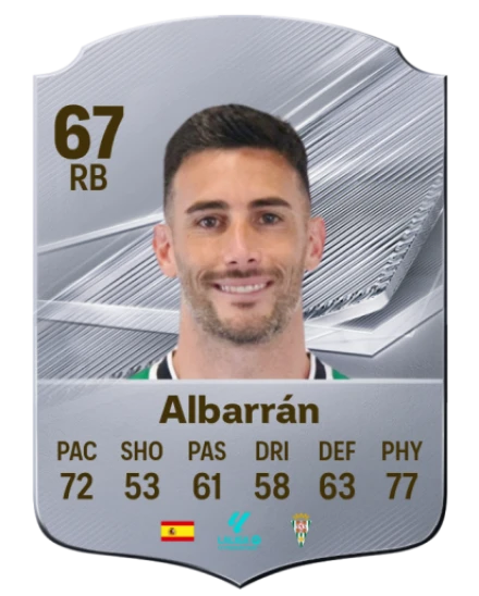 Albarrán 67 Common RB FC 26 card
