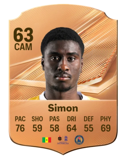 Simon 63 Bronze CAM FC 27 card