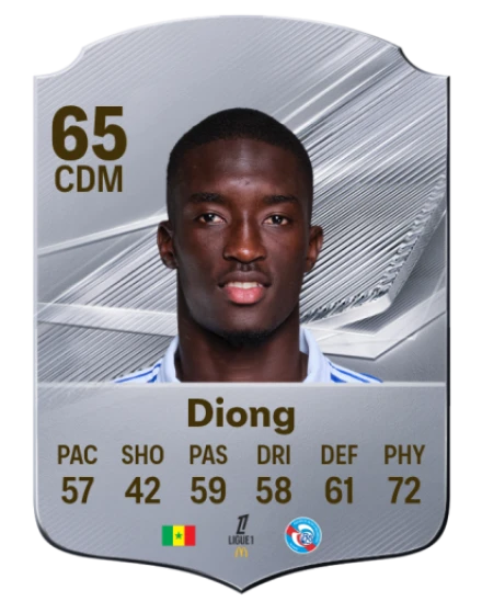 Diong 65 Silver CDM FC 27 card